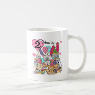 Caneca De Café Camisas de segundo aniversário e presentes