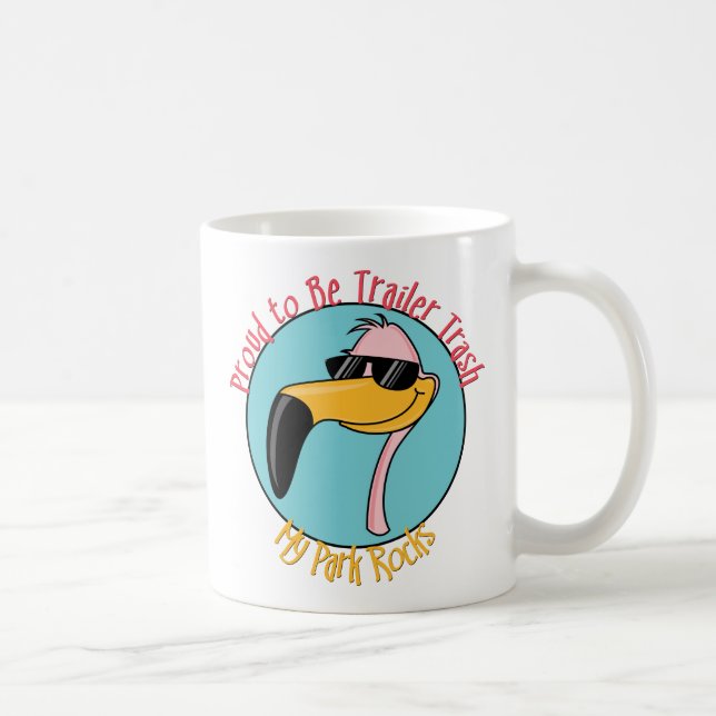 Caneca De Café Camisas e presentes no Parque Trailer Funny (Direita)