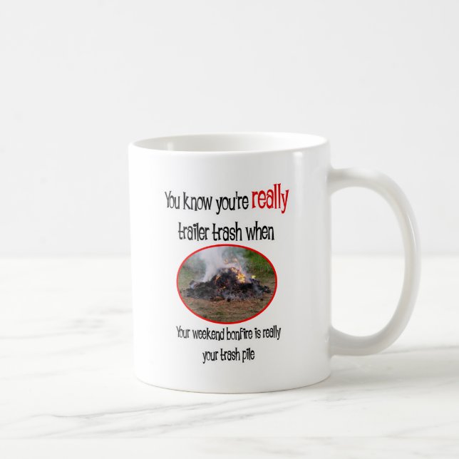 Caneca De Café Camisas e presentes no Parque Trailer Funny (Direita)