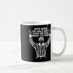 Caneca De Café Camisas engraçadas de árbitro de futebol para home