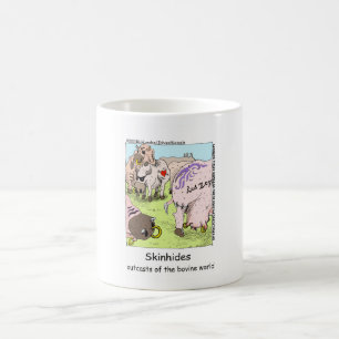 Caneca De Café Camisas engraçadas de vacas excluídas da SkinHides