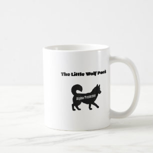 Caneca De Café Camisas Personalizadas da Família Wolf Pack Alfa W