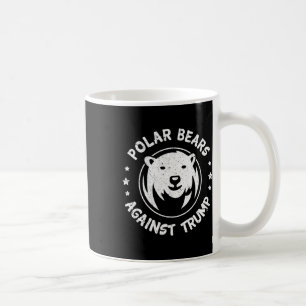 Caneca De Café Camisas Ursos Polares Contra Trump Eu Salvaguardo