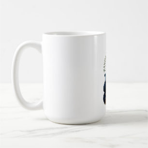 Caneca De Café Camiseta ADOM "Panda Paradise Found" decote em V f