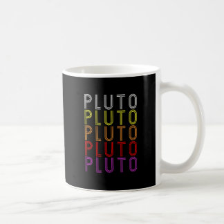 Caneca De Café Camiseta Astronomia Retro Vintage Planeta Plutão