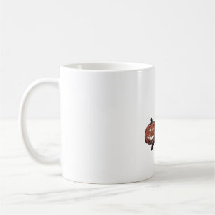 Caneca De Café Camiseta Clássica do Gato Negro Halloween