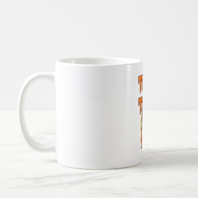 Caneca De Café Camiseta Clássica Doce ou Travessura (Esquerda)