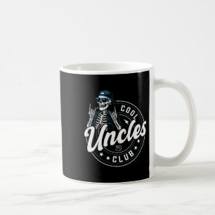 Caneca De Café Camiseta Clube de Tios Legais Esqueleto Divertido