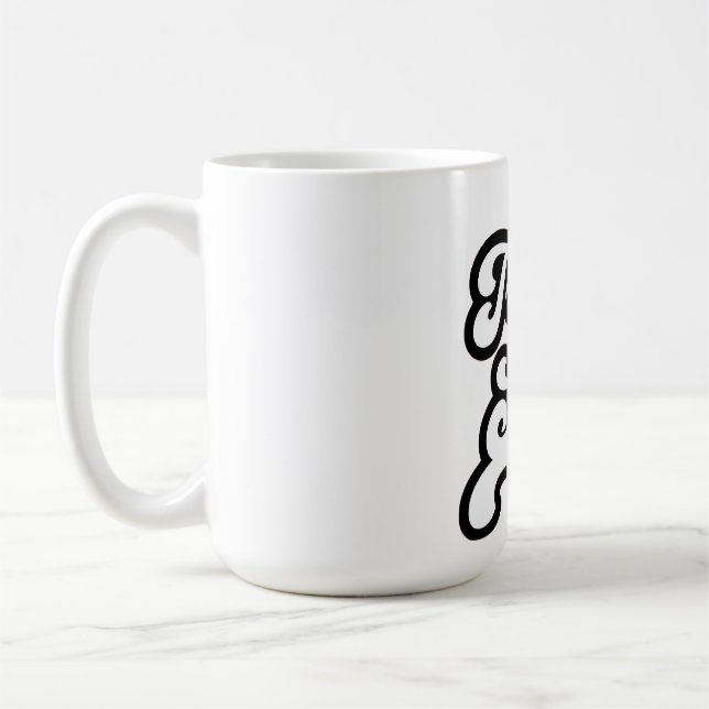 Caneca De Café Camiseta Confie Em Si Mesmo (Esquerda)