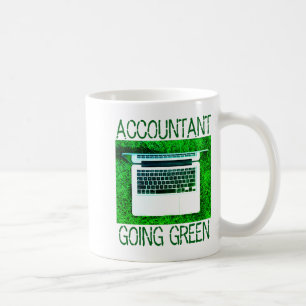 Caneca De Café Camiseta Contador Indo Verde