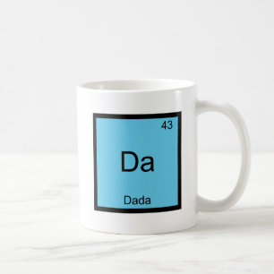 Caneca De Café Camiseta Da - Símbolo de Elemento de Química Diver