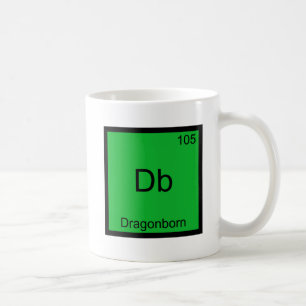 Caneca De Café Camiseta Db - Símbolo de Elemento Químico Engraçad