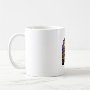 Caneca De Café Camiseta de Abóbora de Caminhão Monstro de Hallowe