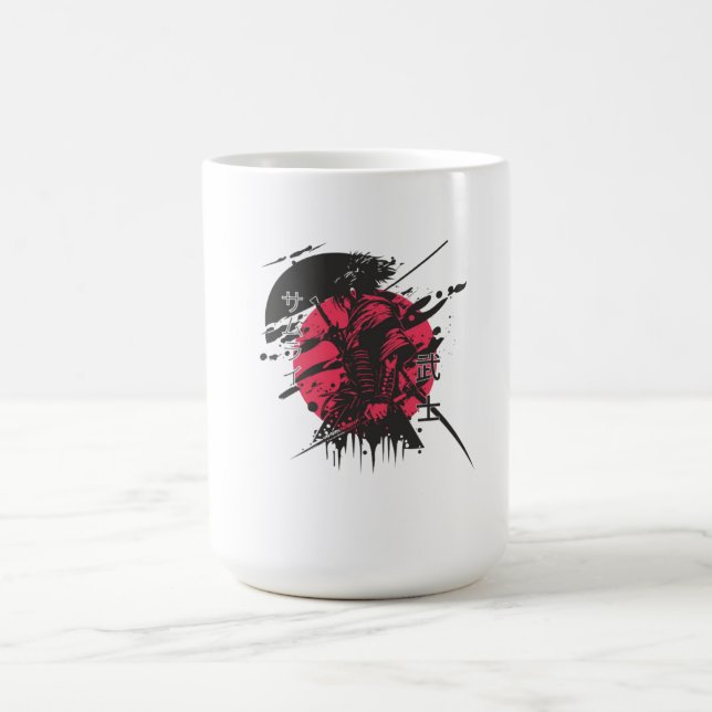 Caneca De Café Camiseta de anime ninja (Centro)