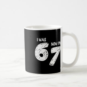 Caneca De Café Camiseta de Aniversário de 7 Anos Era 6 Agora Sou