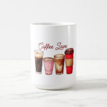 Camiseta de arte de café para homens | Rua de xíca