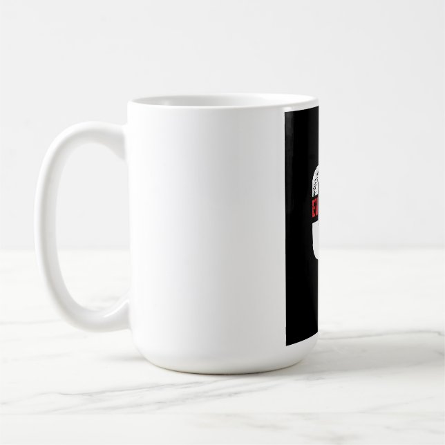 Caneca De Café Camiseta de automotivação  (Esquerda)