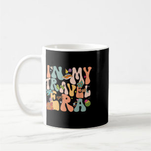 Caneca De Café Camiseta de Aventura de Avião na Minha Era de Viag
