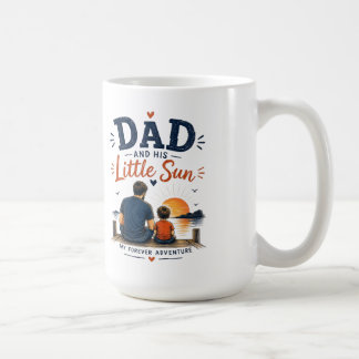 Caneca De Café Camiseta de Aventura Eterna para Pai e Filho