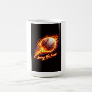 Caneca De Café Camiseta de Beisebol – “Traga o Calor” Esportes de