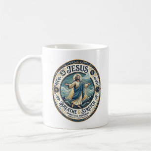 Caneca De Café Camiseta de Bem-Estar do Movimento Suave de Jesus 