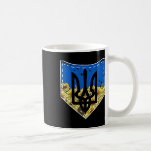Caneca De Café Camiseta de bolso Sunflower Ukrainian Flag And Try