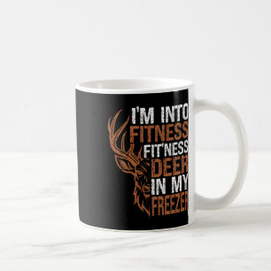 Caneca De Café Camiseta de caça, estou na Malhação Deer Freezer E