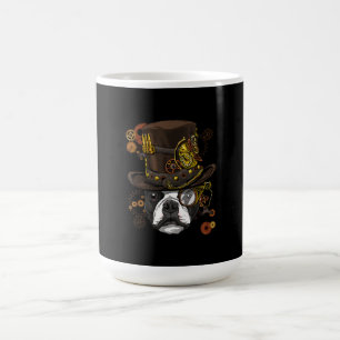 Caneca De Café Camiseta de cão Steampunk Boston Terrier Lover