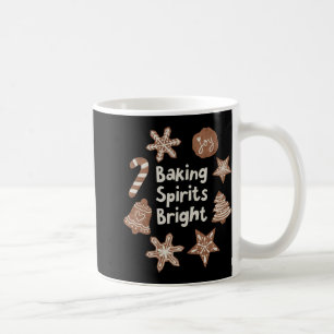 Caneca De Café Camiseta de Cookies de Férias Brilhantes de Srits 
