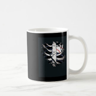 Caneca De Café Camiseta de Custo de Zumbi de Coração de Esqueleto