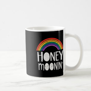 Caneca De Café Camiseta de festa de casamento recém-casados lésbi