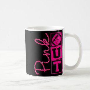 Caneca De Café Camiseta de Futebol de Conscientização do Câncer d