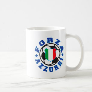 Caneca De Café Camiseta de futebol italiano para crianças Forza A