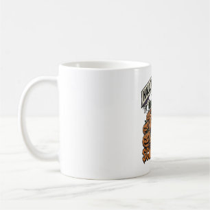Caneca De Café Camiseta de Gravura Vintage de Abóboras Assustador