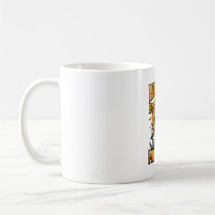 Caneca De Café Camiseta de gravura vintage de cemitério da lua de