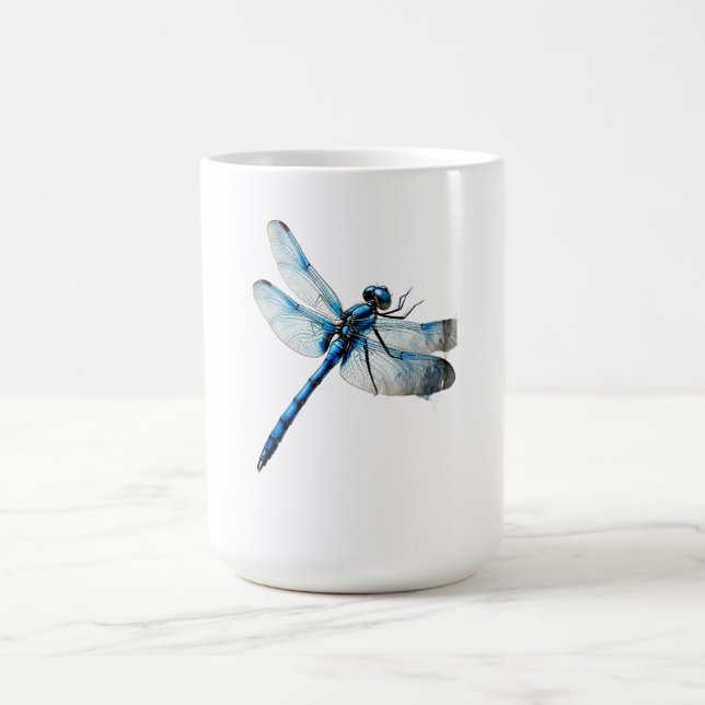 Caneca De Café Camiseta de manga longa feminina ADOM "Blue Dragon (Centro)