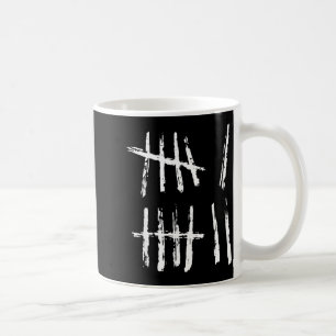 Caneca De Café Camiseta de Marcas de Contagem 67 Engraçada Seis S