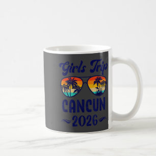 Caneca De Café Camiseta de Menina Viagem Cancun Férias na Praia C