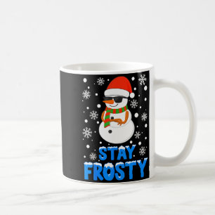 Caneca De Café Camiseta de Natal Engraçada Boneco de Neve Feminin