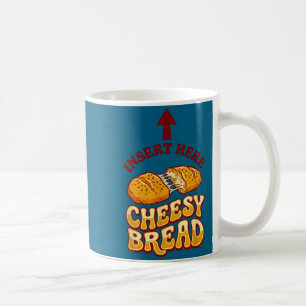 Caneca De Café Camiseta de pão com queijo engraçado amante de piz