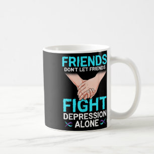 Caneca De Café Camiseta Depressão Homens Mulheres Prevenção do Su