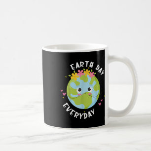 Caneca De Café Camiseta Dia-da-Terra Todos os Dias Menina Mulher