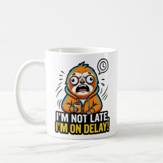 Caneca De Café Camiseta Divertida de Café de Preguiça — Não Estou