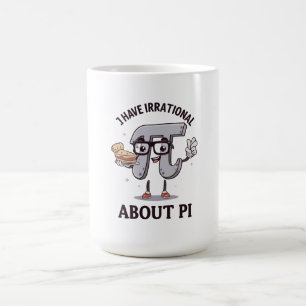 Caneca De Café Camiseta Divertida do Dia do Pi - Sentimentos Irra