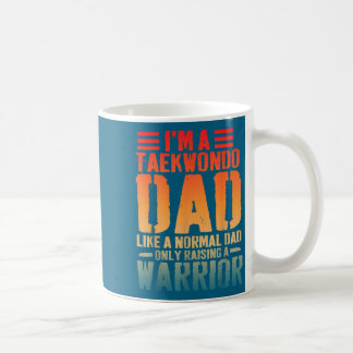 Caneca De Café Camiseta Divertida Pai de Taekwondo Como Pai Norma
