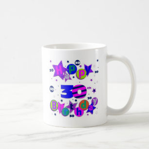 Caneca De Café Camiseta do aniversário de 30 anos