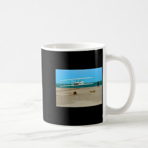 Caneca De Café Camiseta do Avião dos Irmãos Wright Primeiro Voo