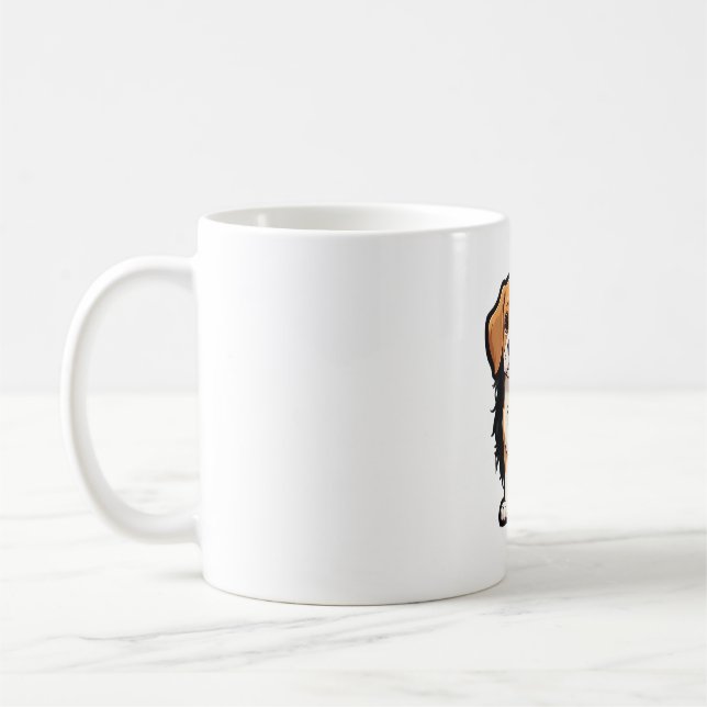 Caneca De Café Camiseta do Cão Beagle (Esquerda)