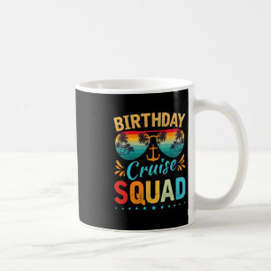 Caneca De Café Camiseta do Esquadrão de Cruzeiro de Aniversário F