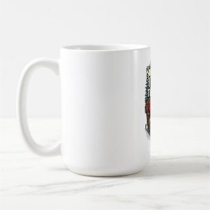 Caneca De Café Camiseta do Papai Noel Nostálgico, Passagem da Flo
